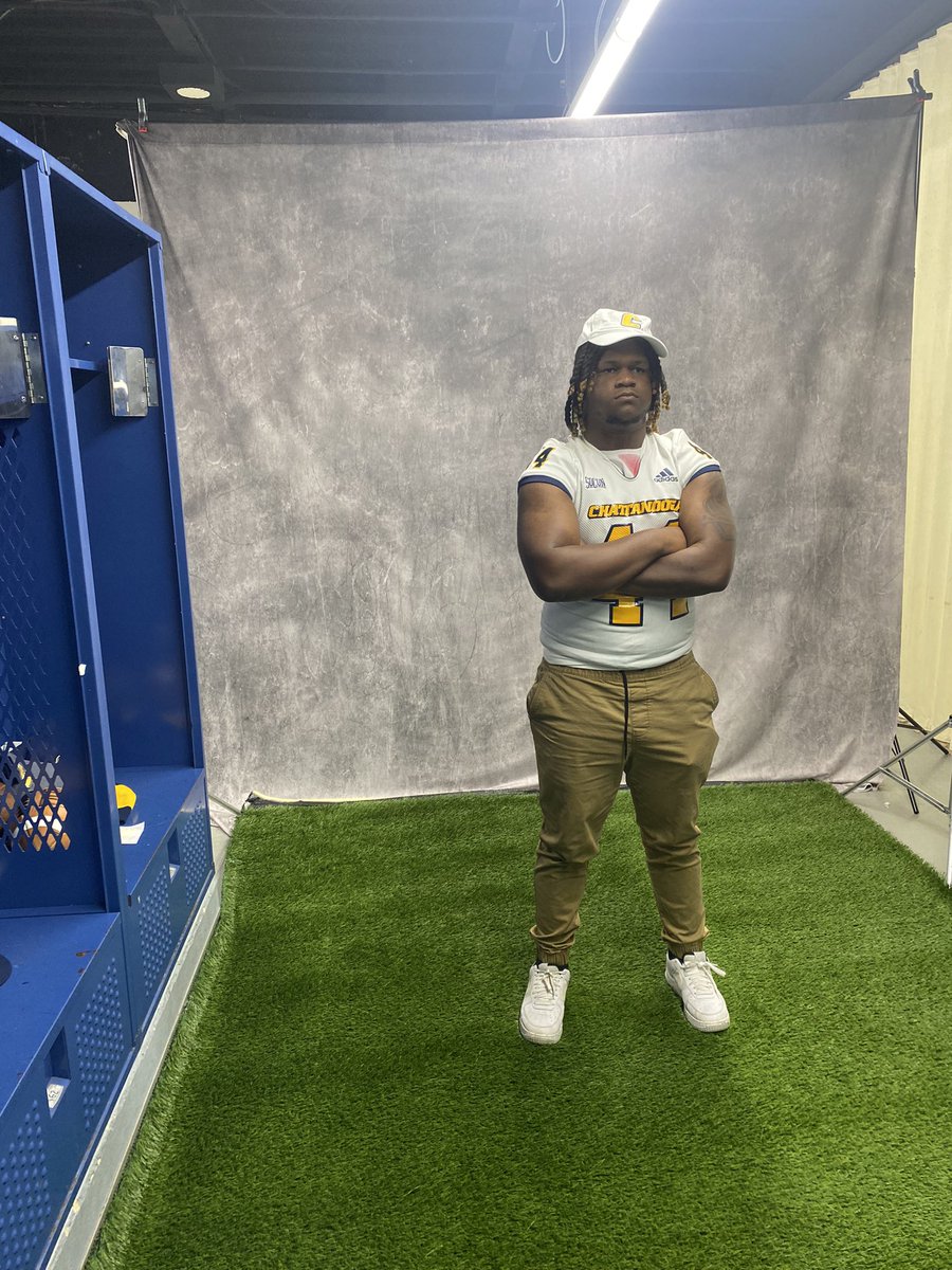 Thank you <a href="/leytonteal88/">Leyton Teal</a> Junior day at UTC was was amazing and i can’t wait to be back on campus.#GoMocs <a href="/Coach_Sprad/">Ricky Spradling</a> @CoachT_Ward88 <a href="/goosemanning5/">James Manning™</a> <a href="/coachdavis423/">Coach Davis</a>