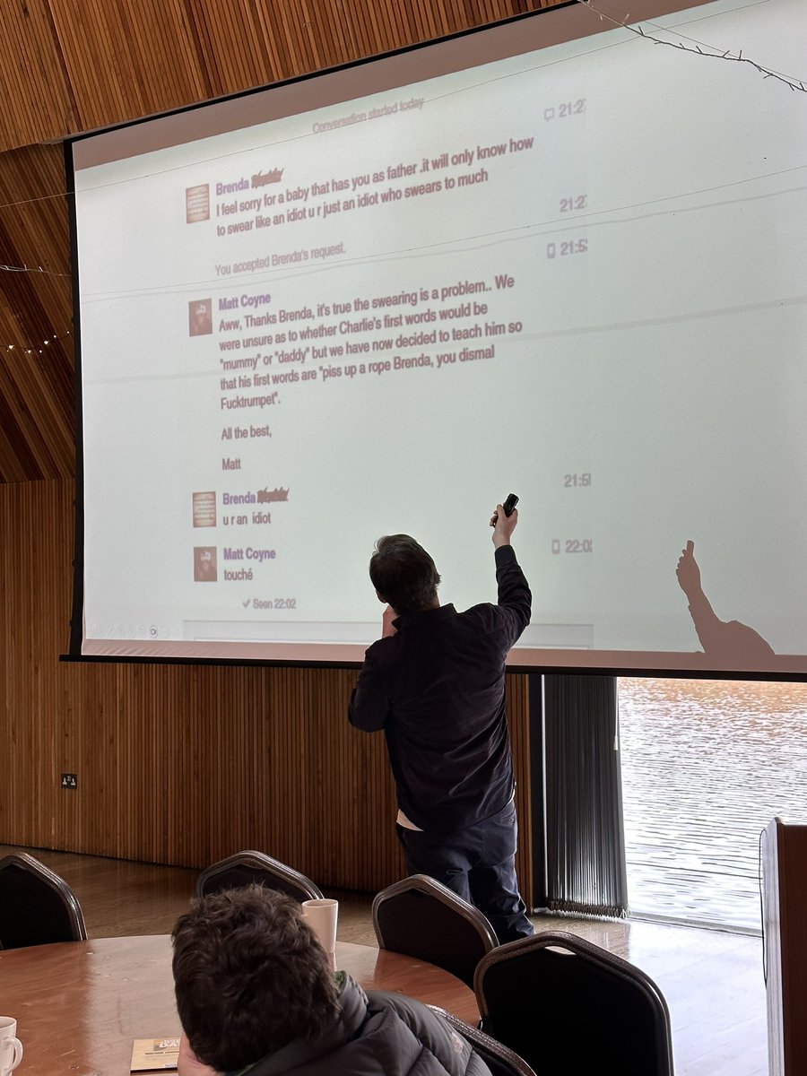 bewilderedyorks's tweet photo. Really enjoyed hearing from @mattcoyney at #DadCon. Very funny stuff. https://t.co/pG2V3kQqNK