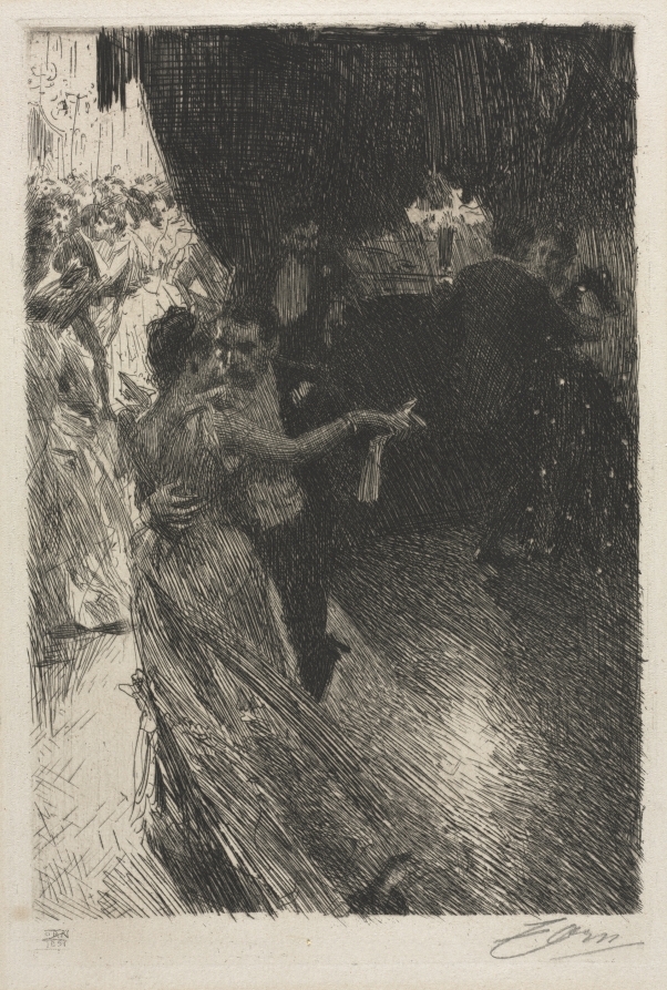 artistzorn's tweet image. Anders Zorn, The Waltz, 1891 #cmaopenaccess #museumarchive clevelandart.org/art/1937.652
