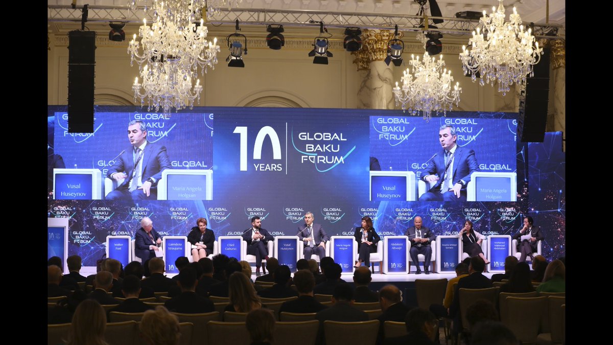 Had privilege of attending panel dedicated to #migration within X Global Baku Forum organized by @NizamiGanjaviIC. Noted increasing importance of migration on the #global agenda and ways to maximize its development potential to ensure safe and regular migration. #XGlobalBakuForum