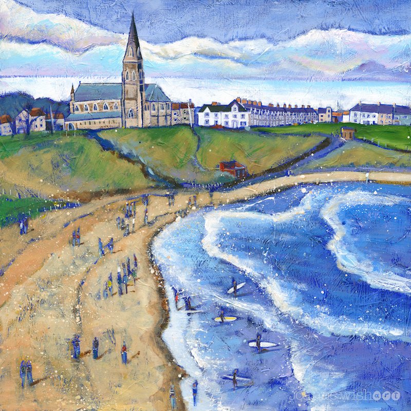 Joanne_Wishart's tweet image. Surfing Longsands Tynemouth - Art Print

A beach beloved by all - from dog walkers to families. Few love it as much as the surfers, who take to the water rain or shine to ride the waves of the North Sea.

#Tynemouth #Longsands #surfing #cullercoats #WomensArt