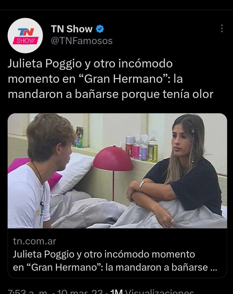 therealbuni's tweet photo. Julieta: "como se van a bañar TODOS los días ???, osea re toxico Boludaaaa, en mi casa solo la que limpia hace esas cosas 😭" https://t.co/eEE7G1RaTS