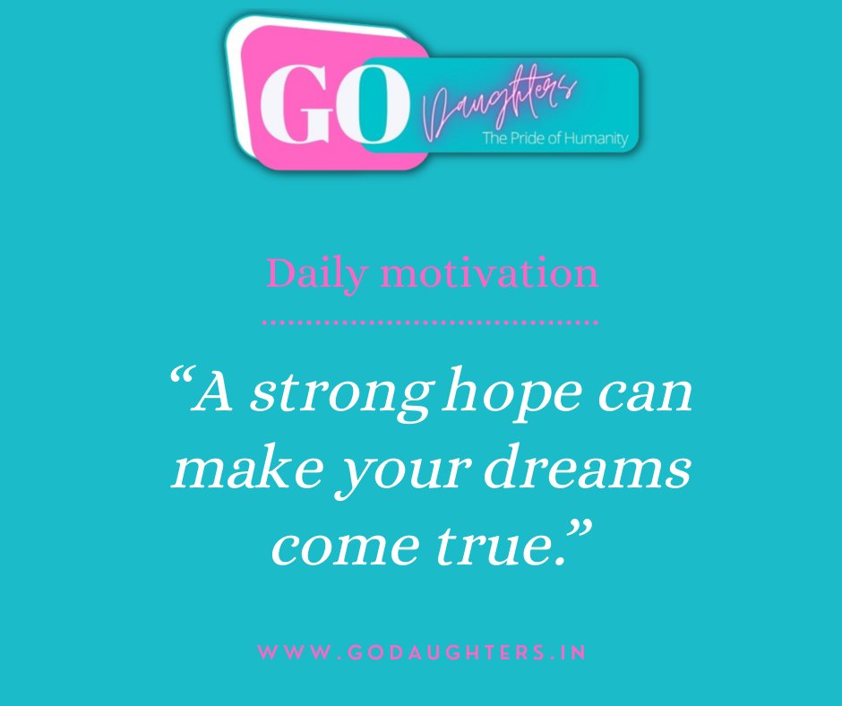 go_daughters's tweet photo. βA strong hope can make your dreams come true.β
#GoDaughters #PridememberofGODaughter #IrtazaIfraifza #GoDaughtersPlatform #GoDaughtersMembers #girls #womens #womensright #strongwomen #strongwomen #iwd2023 https://t.co/sHuYhWwLwd
