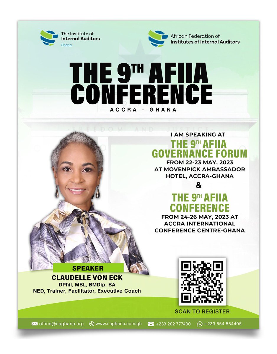 Looking forward to seeing you in Ghana at the AFIIA Governance Forum and Conference!