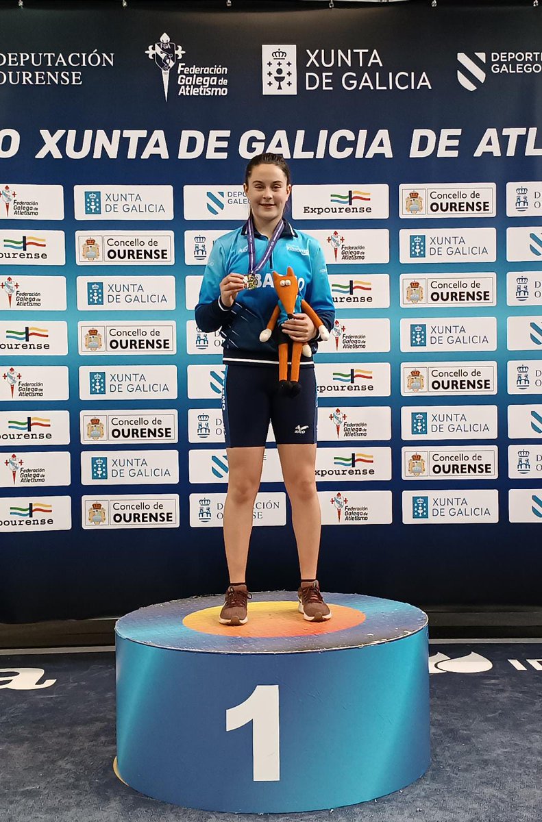 💥Campeona Galega💥

A nosa atleta Paula Conde proclámase Campeona Galega Sub16 nos 60ml🥇 mellorando a súa marca da temporada, 8:02.

Noraboa, máquina. 👏🏽