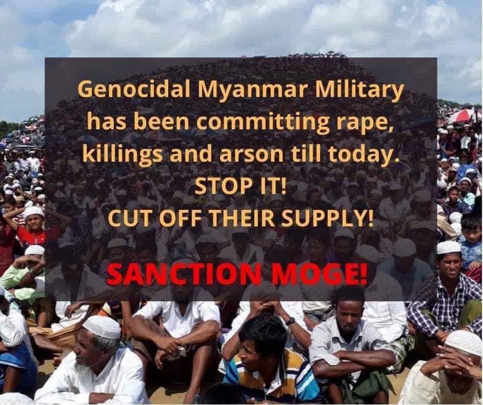 TTFR__Myanmar's tweet photo. Not sanctioning MOGE is like  shooting one civilian’s head with a bullet.Junta uses this bloody gas revenues to buy weapons to kill us . Pls show your humanity.Act them! Act right now!#US_SanctionMOGE 
#TakeAction_NoMoreWords

@commonners @pttplc_official https://t.co/W35SrzxbsH