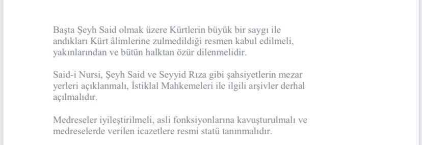 solcugazete's tweet photo. İsmail Saymaz, Hizbullah’ı terör örgütü olarak görmeyen ve Erdoğan'ı destekleyecek olan HÜDAPAR’ın parti programını paylaştı:

- “Eyalet sistemi, özerklik ve federasyon tartışılabilmeli”

- “Şeyh Said’in yakınlarından özür dilenmeli”

- “Ne mutlu Türküm diyene yazısı silinmeli” https://t.co/8vefeILKMI