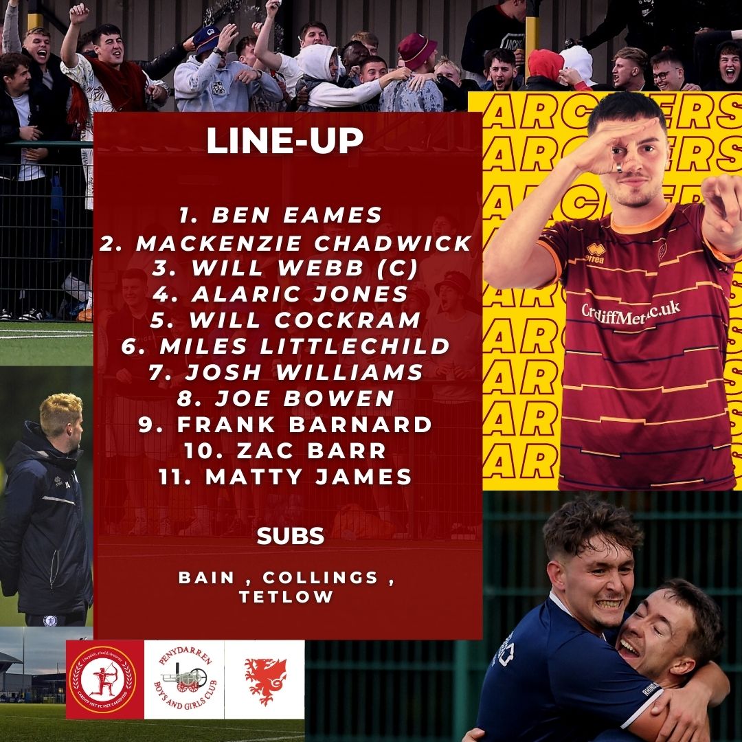 Starting Line-up for Jack Lyons's side as they hope to make it 19 wins in a row