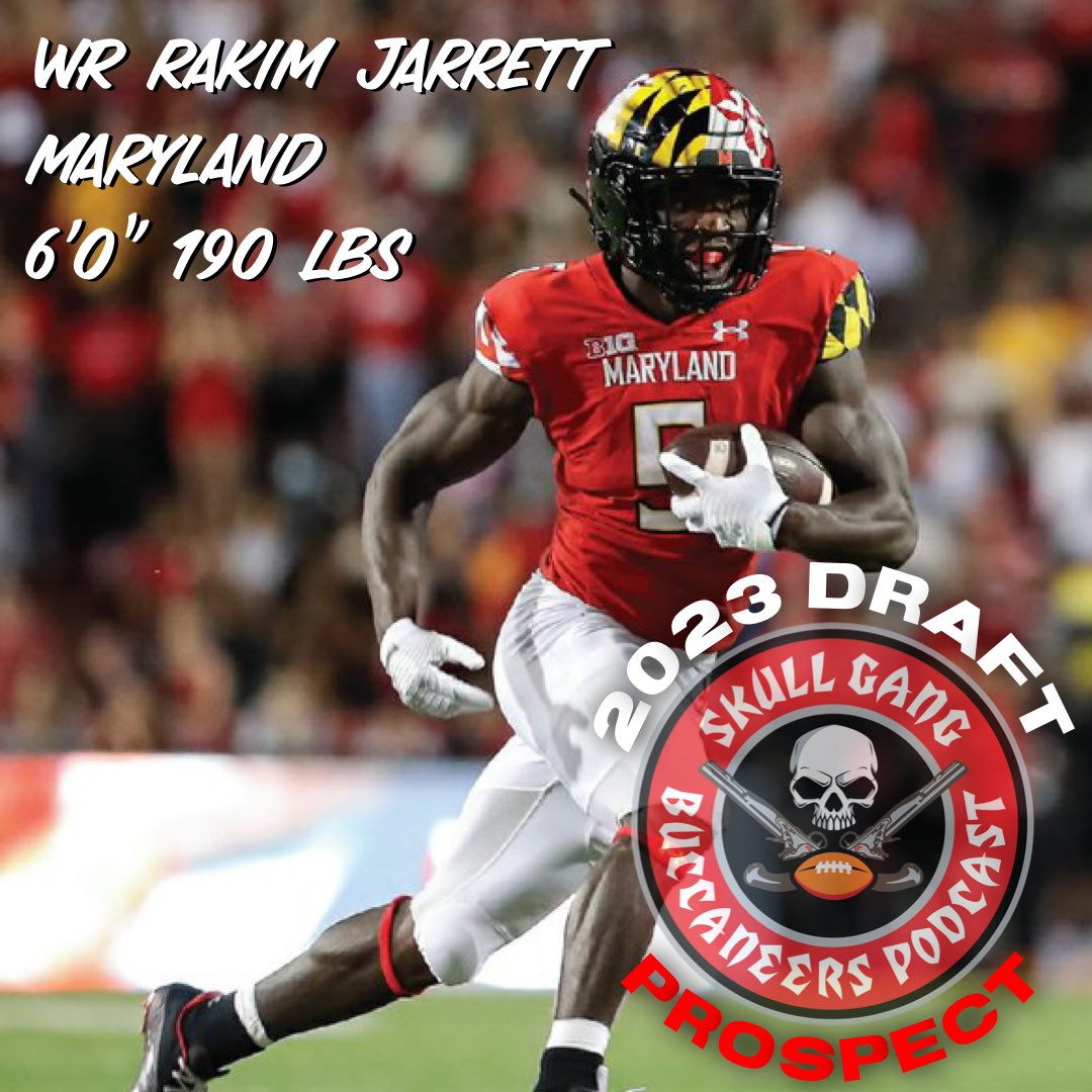 SkullGangPod's tweet photo. Maryland WR Rakim Jarrett-JB’s Favorite Slot WR-4th Round Projection #Buccaneers #2023nfldraft https://t.co/tLE5LyyaF0