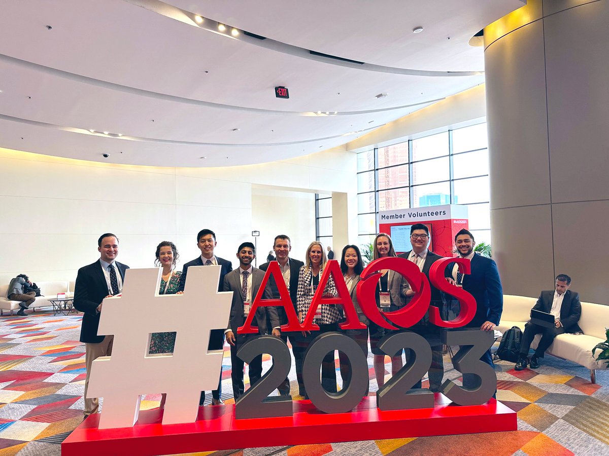 AlexGuMD's tweet photo. Great to connect with so many @MSOSOrtho leaders in-person @AAOS1 #AAOS2023! #AAOS #orthotwitter #orthopedics https://t.co/QPLQ5nw4UJ