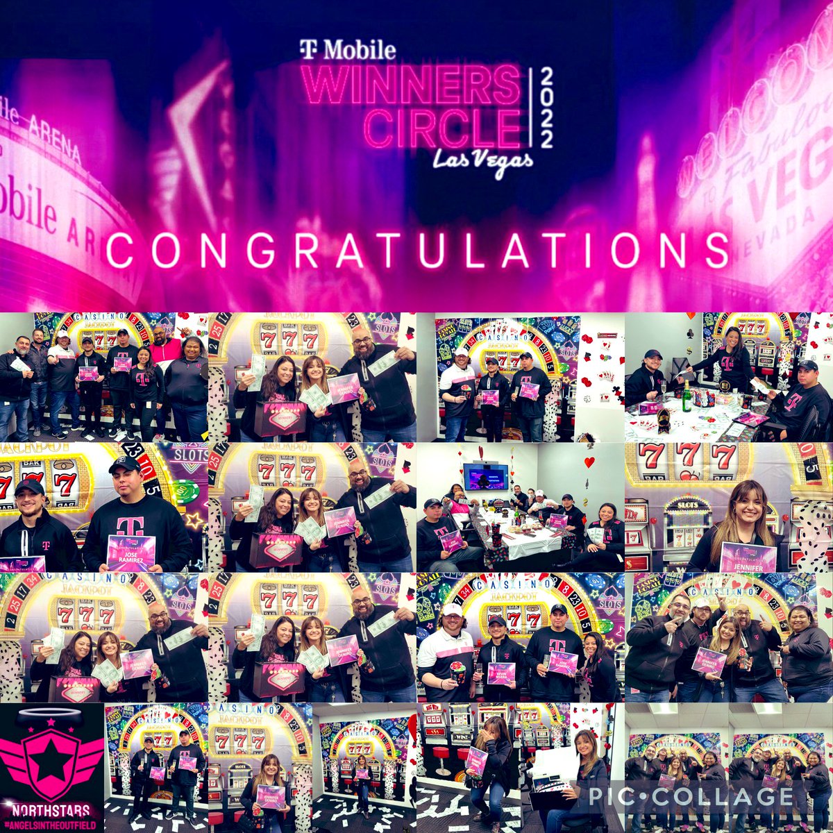 Angel Gomez (@angelgomez143) on Twitter photo It’s a celebration 🎉Congrats to Jennifer Deniro, Jose Ramirez, & Kevin Rivera for earning Annual Winner Circle!🎉 Proud to have them part of Magenta Northstars & their commitment to Creating Happy Customers & Dreaming Big & Delivering🤩🎰Enjoy Vegas. <a href="/domjrcoleman/">Dom Coleman</a> <a href="/ChartierDoug/">Doug Chartier</a> It’s a celebration 🎉Congrats to Jennifer Deniro, Jose Ramirez, & Kevin Rivera for earning Annual Winner Circle!🎉 Proud to have them part of Magenta Northstars & their commitment to Creating Happy Customers & Dreaming Big & Delivering🤩🎰Enjoy Vegas. <a href="/domjrcoleman/">Dom Coleman</a> <a href="/ChartierDoug/">Doug Chartier</a>