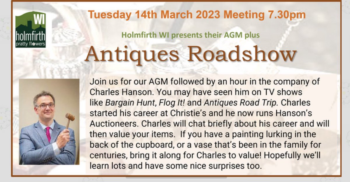 Holmfirth WI Pratty Flowers💙 tweet media