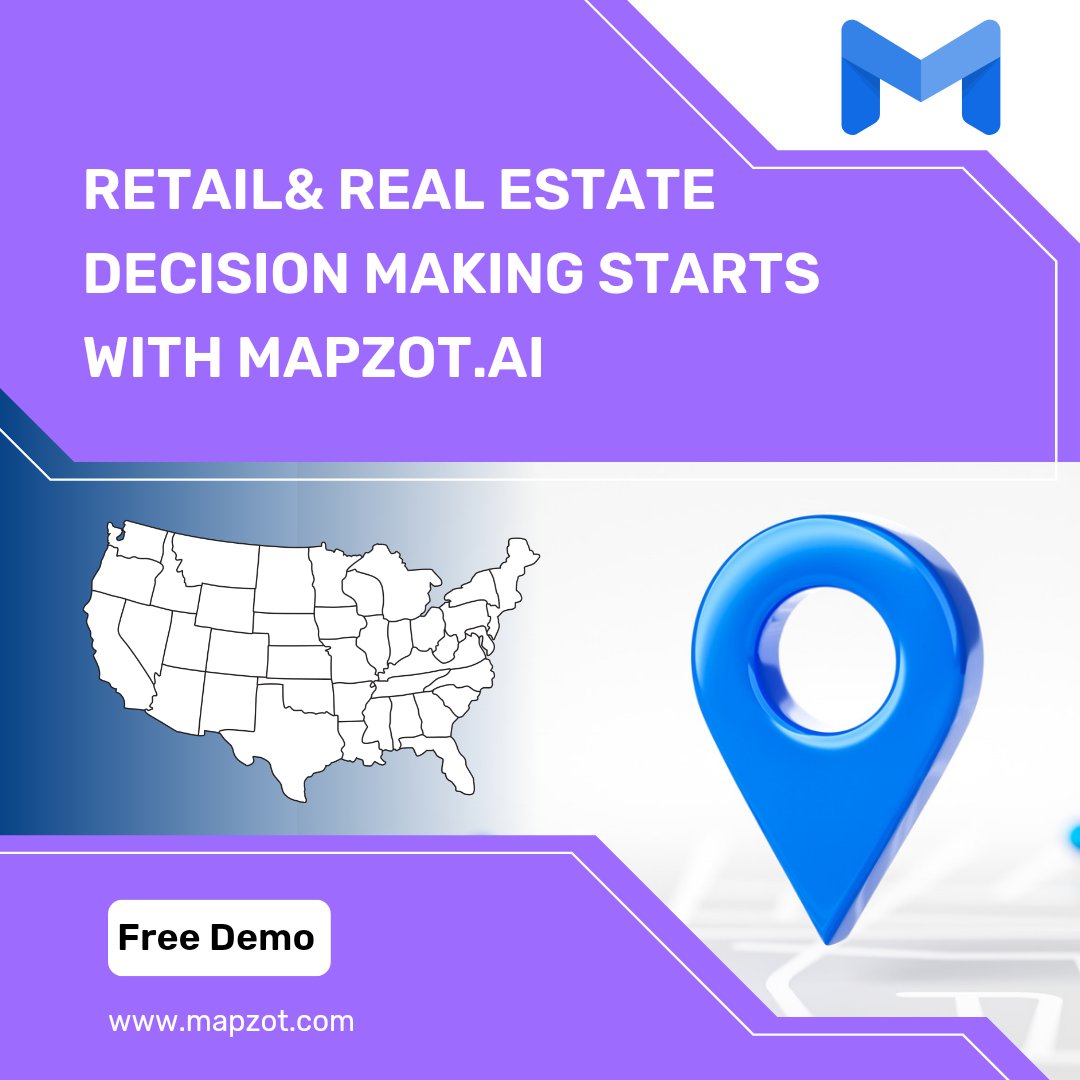 mapzot's tweet photo. Retail and Real Estate Decision Making Starts With https://t.co/CUSwqinRzU
Free Demo
Click on the link π
https://t.co/bRVerX088F
.
.
.
.
#artificialintelligence #merchandise #commercialrealestate #ecommerce #Ai #analysis #finedining #siteselection #mapping #mapzot https://t.co/L2t7V1zNEQ