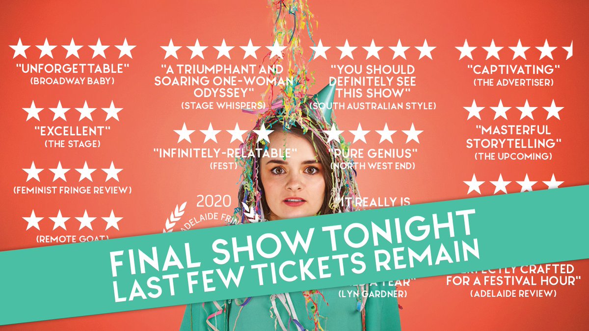 What you up to at 7:45 tonight? Hopefully catching your last chance to see GOBBY at @VAULTFestival? 

Bri's not who she used to be, so she's revisiting the five parties that changed her. 

Yesterday was a sell out so book those remaining tickets ASAP: vaultfestival.com/events/gobby 🥳