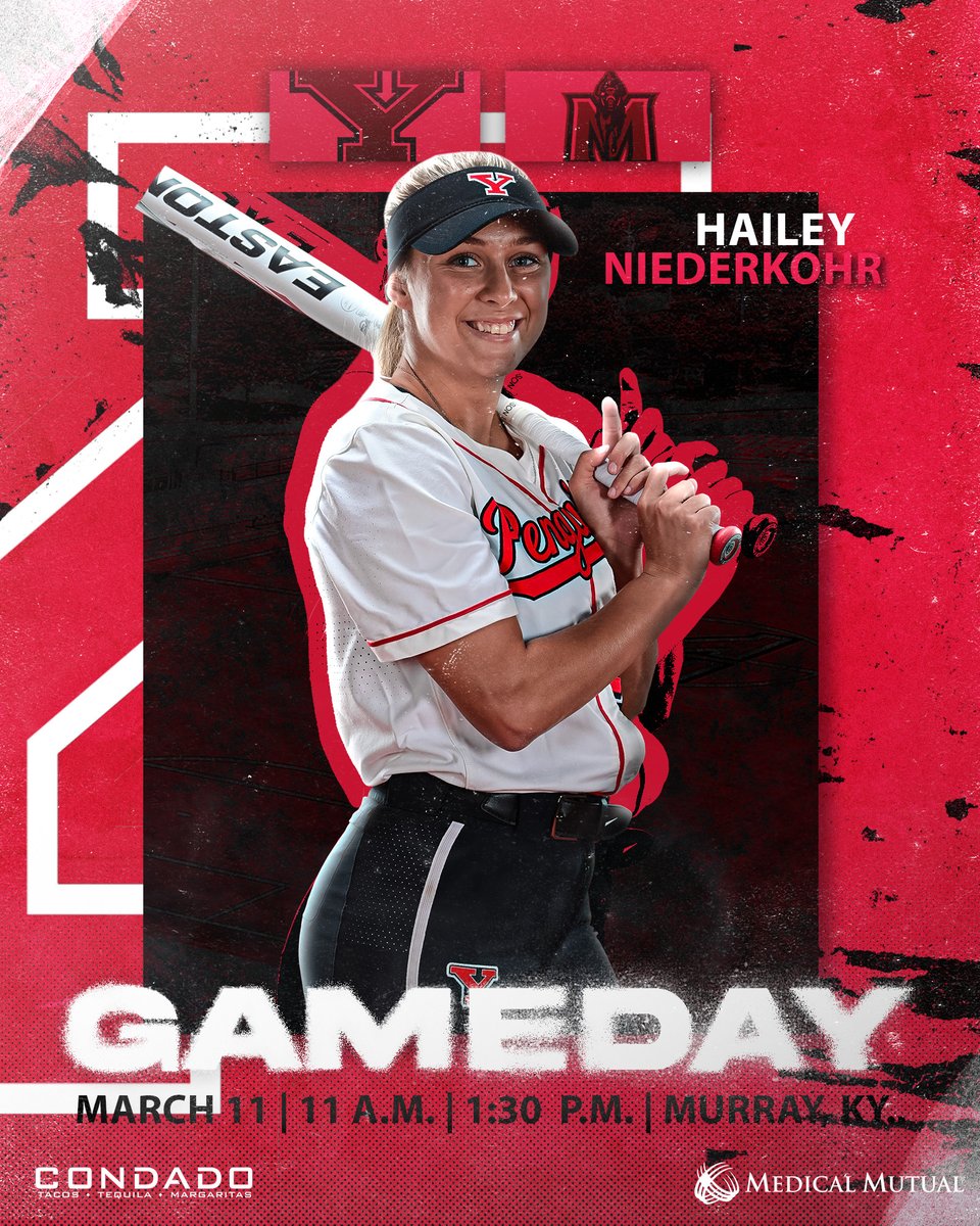 YSUSoftball's tweet photo. #GAMEDAY!

We close out our spring break trip today against the Redbirds and Racers.

🥎 vs. Illinois State | at Murray State
🕖 11 AM | 1:30 PM ET
📍 Murray, Ky.
🏟 Racer Field 

#GoGuins | #HLSB https://t.co/hQGQRq3ggx