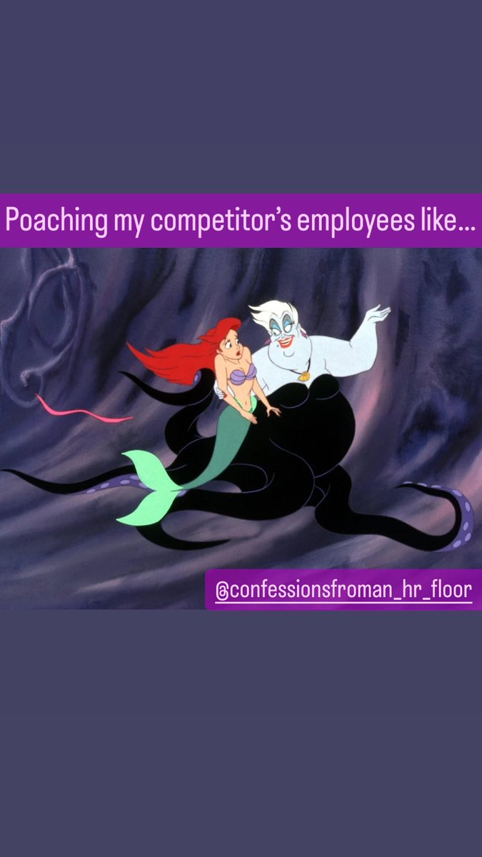 porterbainHR's tweet photo. Well, it’s time Ursula took matters into her own tentacles!

#hr #hrfunny #hrafterdark #hr_pictures #hrblogger #hrblog #spicyhr #hrmemes #hrmeme #humanresources #lifeofhr #humanresourcelife #hrjokes #hrhumor #thelittlemermaid #ariel #ursula #recruitment #poachedeggs https://t.co/AUbxNNzsOp