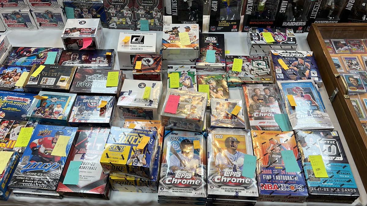 SwamiLee on Twitter "All set up at the Jacksonville card show