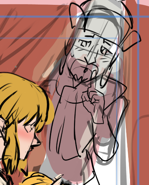 背景は馬宿の予定 