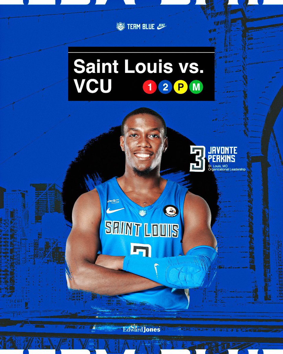 G A M E D A Y (A-10 Semifinal)

🆚 <a href="/VCU_Hoops/">VCU Basketball</a> 
⏰ 12:00PM CT
📍 <a href="/barclayscenter/">Barclays Center</a> 
📺 <a href="/CBSSportsNet/">CBS Sports Network</a> 
🎙️ <a href="/KMOXSports/">KMOX Sports</a> 

#TeamBlue #WinTheDay