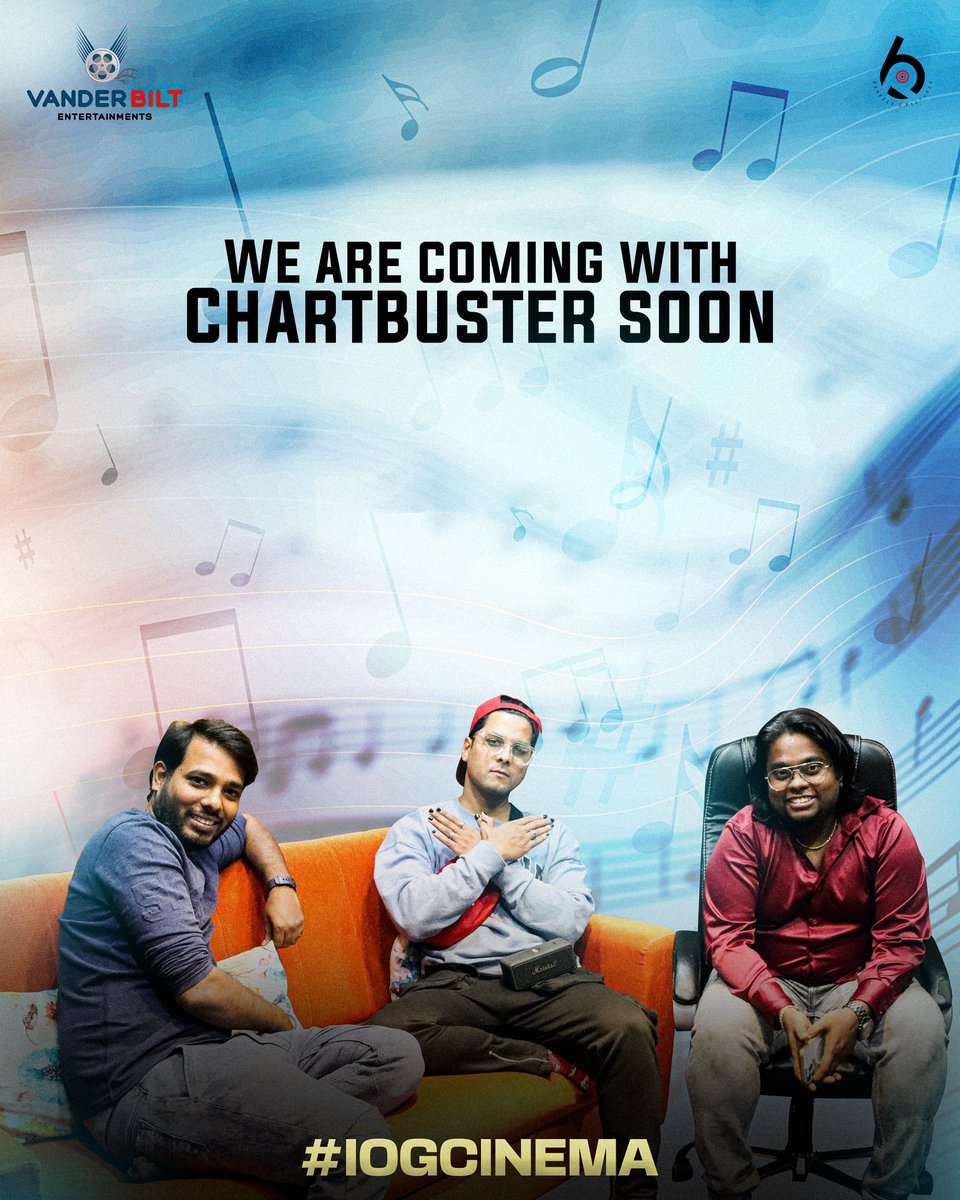 We are Super Exited and Eagerly Waiting to Hear Your Response for our #IOGCinema Chartbusters 🎵🎶🎼❤️‍🔥🤩🤩

#TeamIOG #IOGFamily #TeluguCinema #Telugumovie #upcomingcinema #Upcomingmovie #newfilm #telugumovie #telugufilm #telugufilmindustry #wrapup #MusicSessions #Chartbusters