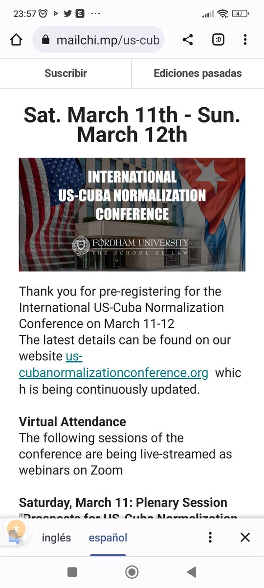embajada_civica's tweet photo. Los links para el evento de la dictadura en NY hoy en el evento de "normalización" donde los comunistas estarán a sus anchas. Toca entrar y decirles nuestro punto , no?? https://t.co/O3lr6DqAzM https://t.co/hXC6XtQNkr