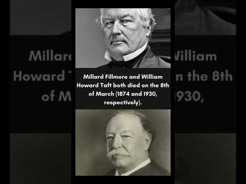 youtube.com/watch?v=GnFXL3… #millardfillmore and #williamhtaft #otd #onthisdayinhistory #taft #uspresidents #onesm