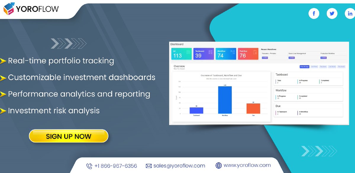 yoroflow's tweet image. Take control of your investments with our cutting-edge #portfoliomanagement software!

Our software offers a comprehensive suite of features to help you manage your investments with ease.

Sign up now: yoroflow.com/create-account/

#projectportfoliomanagement #projectworkflows