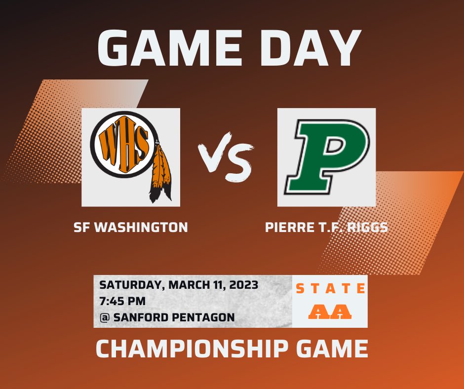 🏆 State Championship 🏀
🆚Pierre 🕗 7:45pm
📍Sanford Pentagon  
🖥️ sdpb.org/hsactivities/s…
💻 youtube.com/@SDPBdotORG