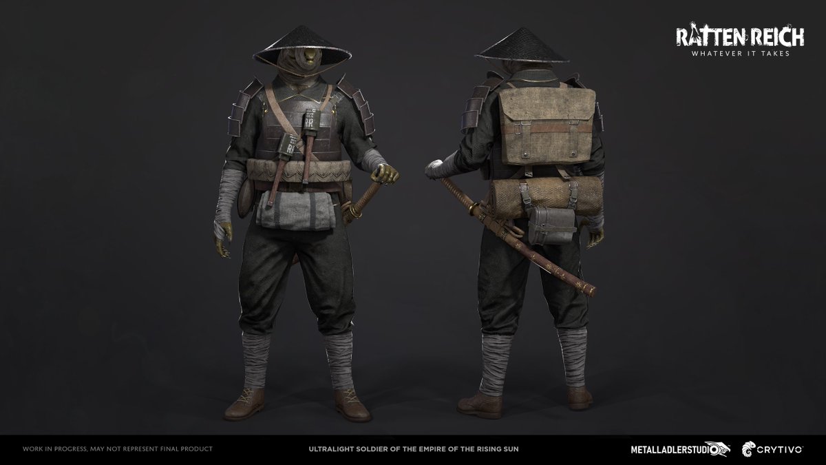RattenReichGame's tweet image. Soldiers belonging to the Empire of the Rising Sun ☀️ 

#screenshotsaturday #conceptart #gamedev #indiegame