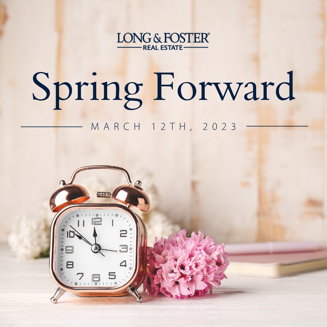 JuliaRealtorVA's tweet photo. Will this be the last time we "spring forward?" 🌺
#SpringForward #2023 #spring https://t.co/Zl5Jg2HtEm