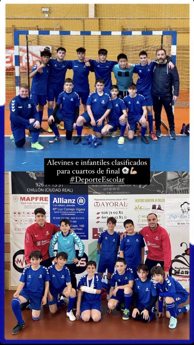 ¡¡Alevines e infantiles clasificados para cuartos de final!!👏🏼⚽️ #DeporteEscolar #Salesianos