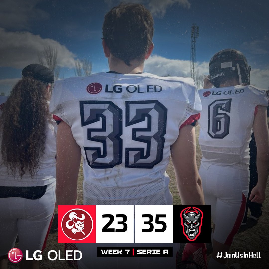 BlackDemonsFA's tweet photo. WIN 🔥
#JoinUsInHell
#sienteloscoloresconlg
📷 @lolayole
#orgullodemonio #mareanegra #roceños #lgoled #blackdemons #touchdown #americanfootball #cantizal #lasrozas https://t.co/Bhokfvo9IS