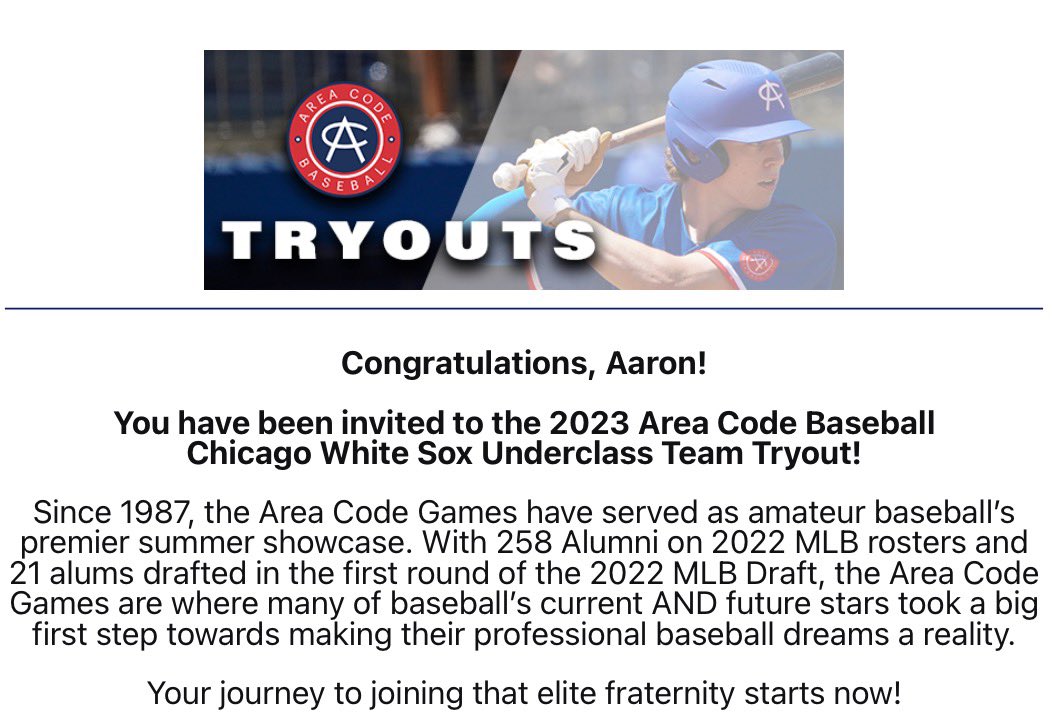 Area Code Baseball (ACBaseballGames) / Twitter