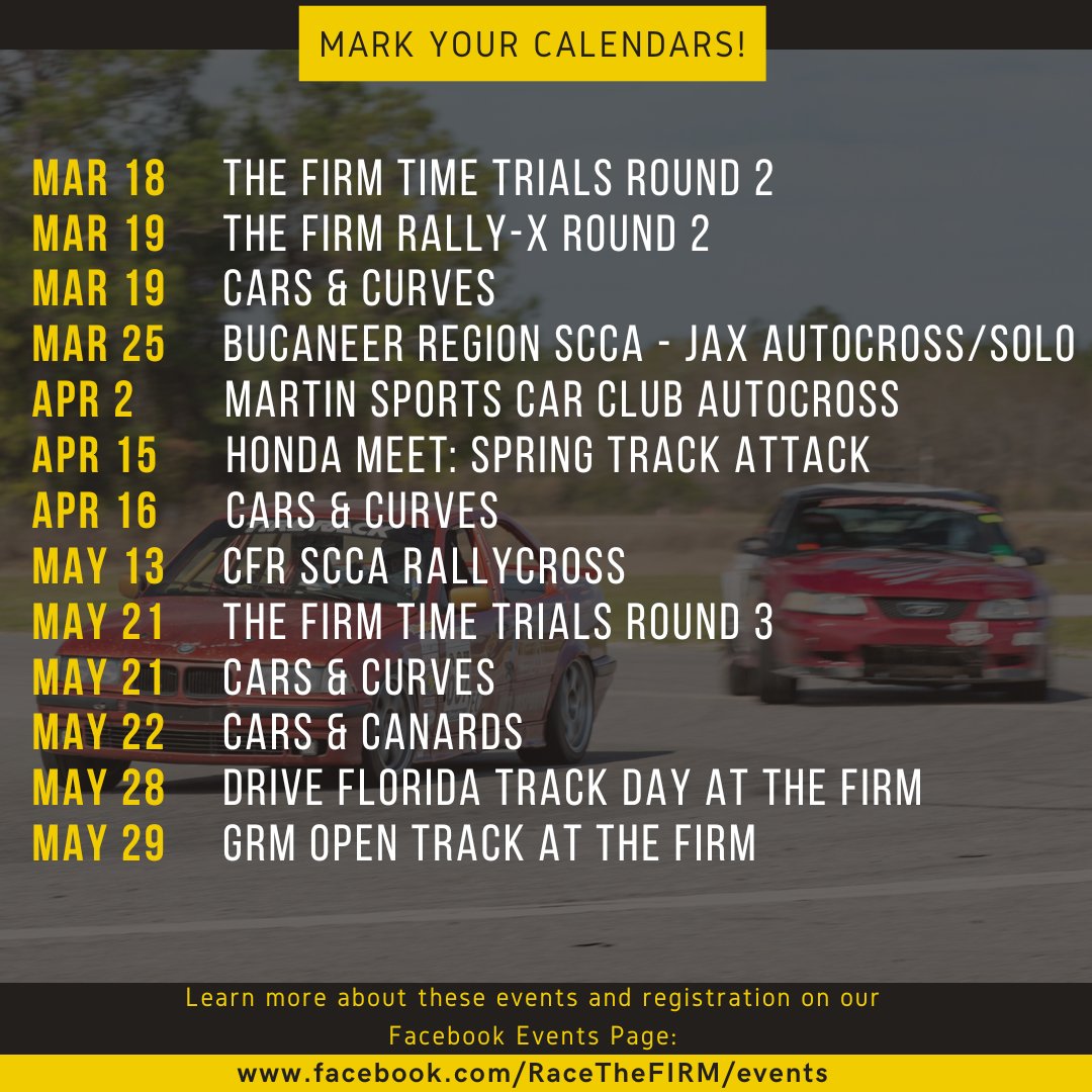 🅷🅰🅿🅿🆈    🆂🅰🆃🆄🆁🅳🅰🆈!
Comment below and tell us when we will see you here! 🏁

Find out more here:
facebook.com/racethefirm/ev…