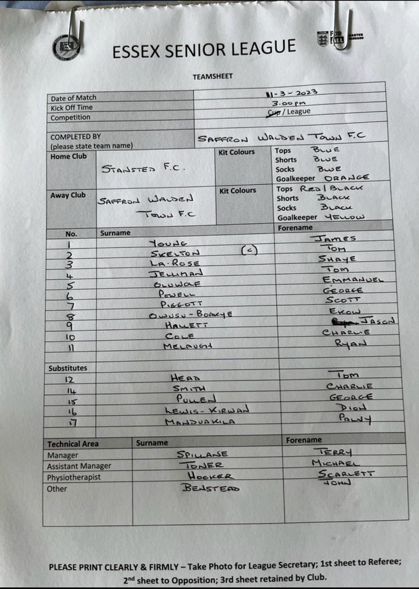 🚨TODAYS LINEUP🚨