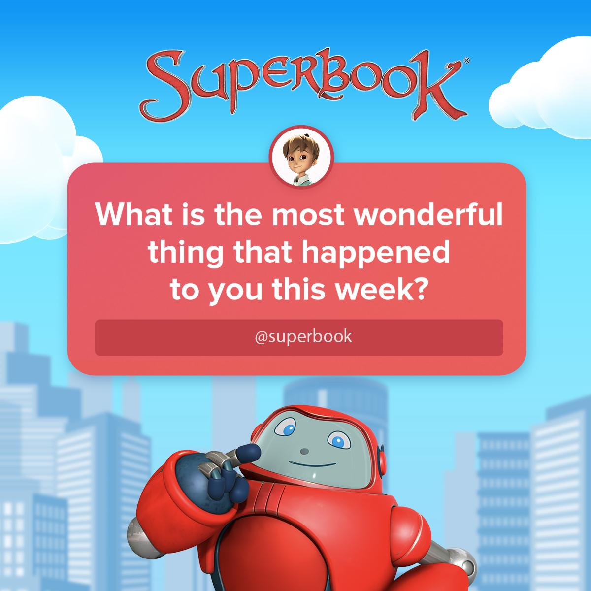 SuperbookTV's tweet image. We want to hear from you! 😊🤖🙌🏿

Reply with your answer. 🙌🏿

#SuperbookAsks
#SharingTime
#StoryTime