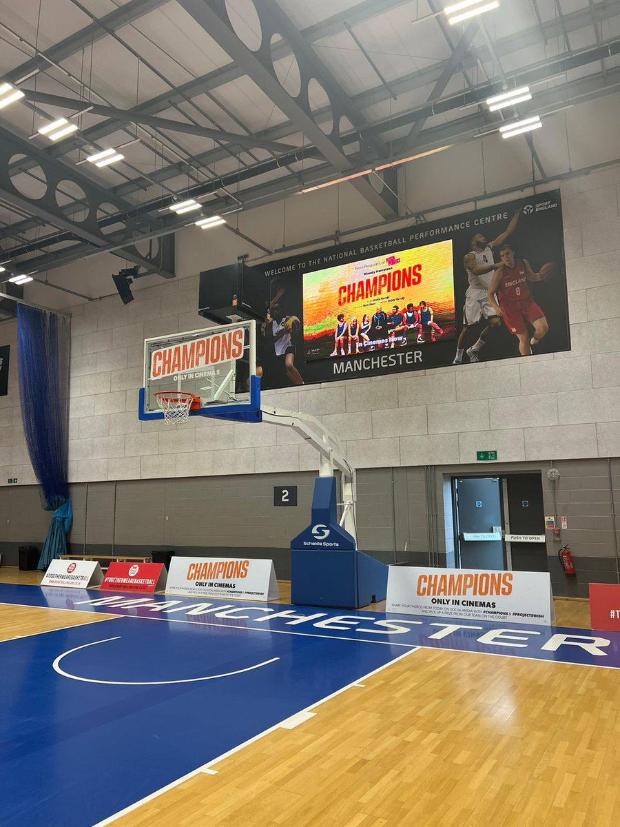 We’re here at the National Basketball Performance Centre in partnership with @BballEngland and their #ProjectSwish initiative to celebrate the release of #Champions