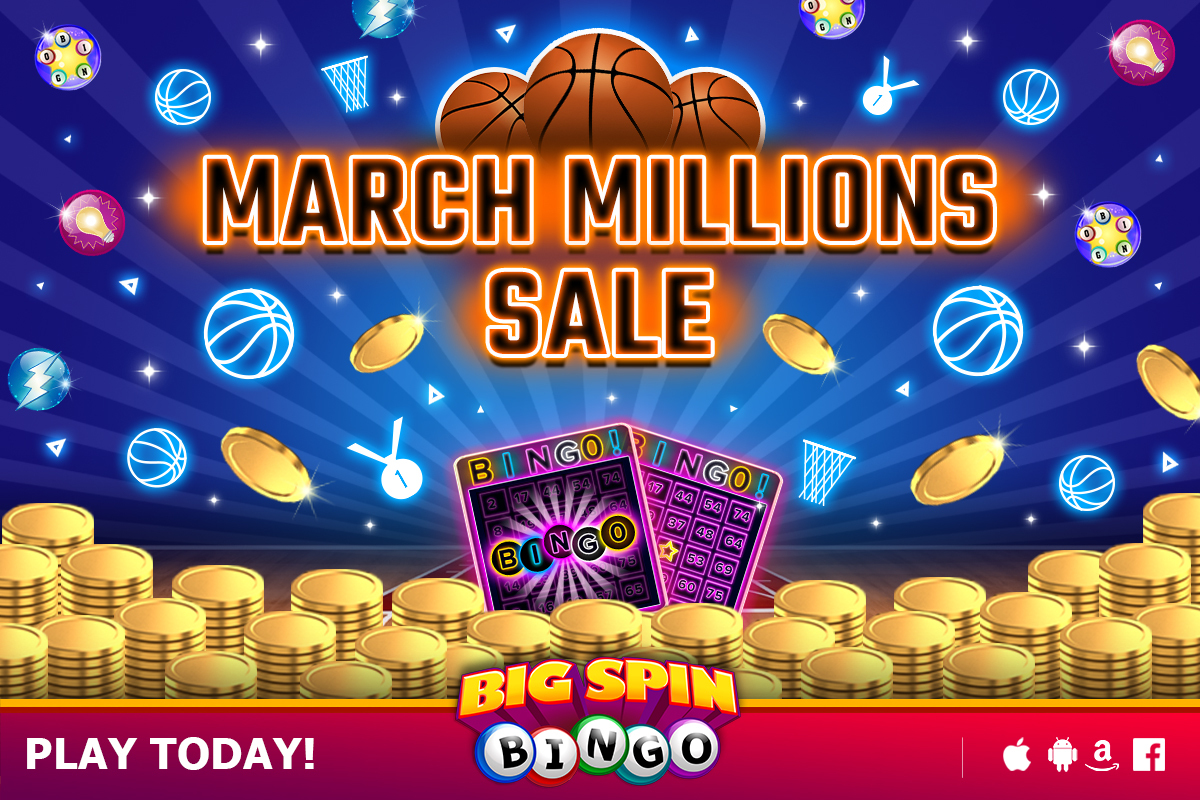 big_spin_bingo's tweet photo. Click here for a special gift: https://t.co/CDFtonv9pG

🏀 Own the court with our latest weekend sale! 🏀
Enjoy 2x your purchase this weekend in our
March Millions Sale! 💰 #SaturdaySavings https://t.co/87sNnjZHf9