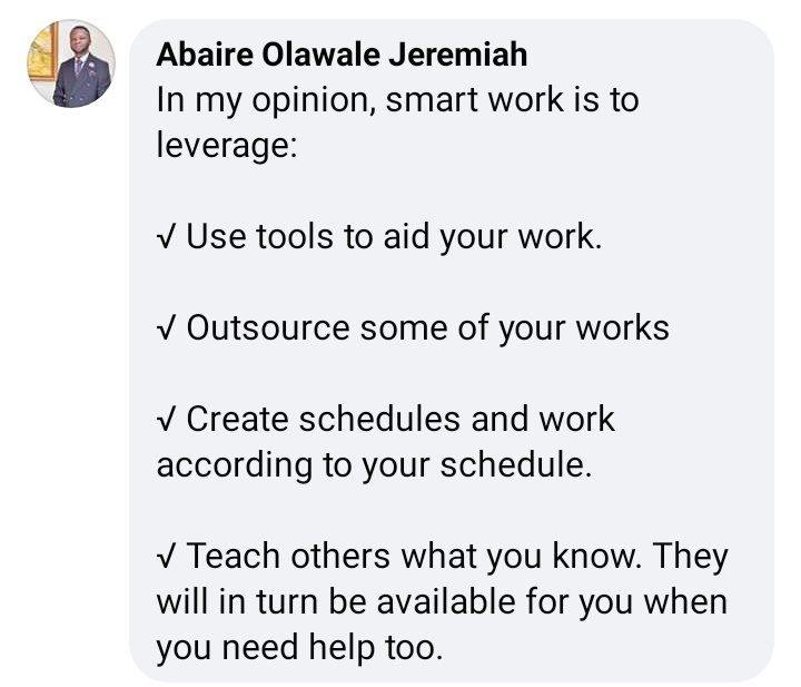 AbaireOlawale's tweet image. #smartworking #worksmart #smartworker
#smarterworking #writerslife
#writersofinstagram
#amwriting
#writingcommunity
#writeeveryday
#writinginspiration
#personaldevelopment
#selfimprovement
#selfdevelopment
#personalgrowth
#growthmindset
#lifegoals
#mindsetshift
#successmindset