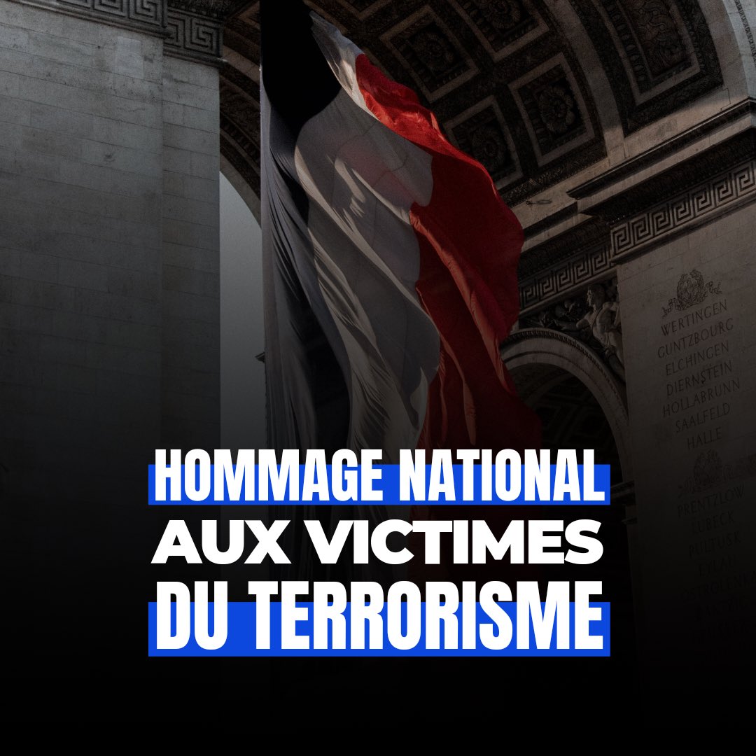 En cette journée nationale d'hommage aux victimes du terrorisme, n'oublions pas ces Français tombés face à la barbarie islamiste. 

Je pense également à nos soldats et nos forces de l'ordre en première ligne pour anéantir l'ennemi.
La France restera le pays de la liberté.
#11mars