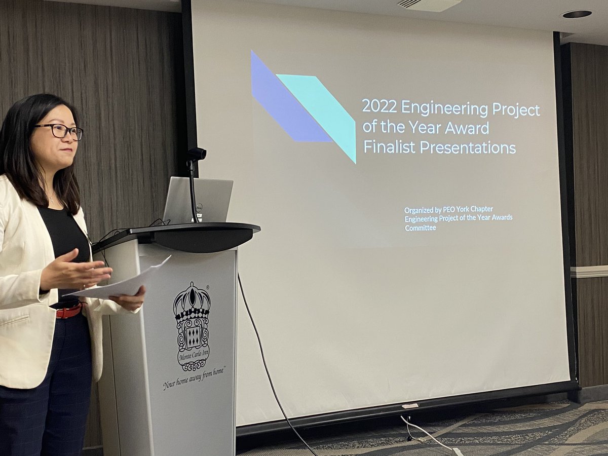 It is an honour and a privilege to be invited as judge to <a href="/peoyork/">PEO York Chapter</a> 2022 Engineering Project of the Year Award. Witnessing amazing #Engineering projects at <a href="/YorkRegion/">YorkRegion</a> that impacts quality of life for community members!