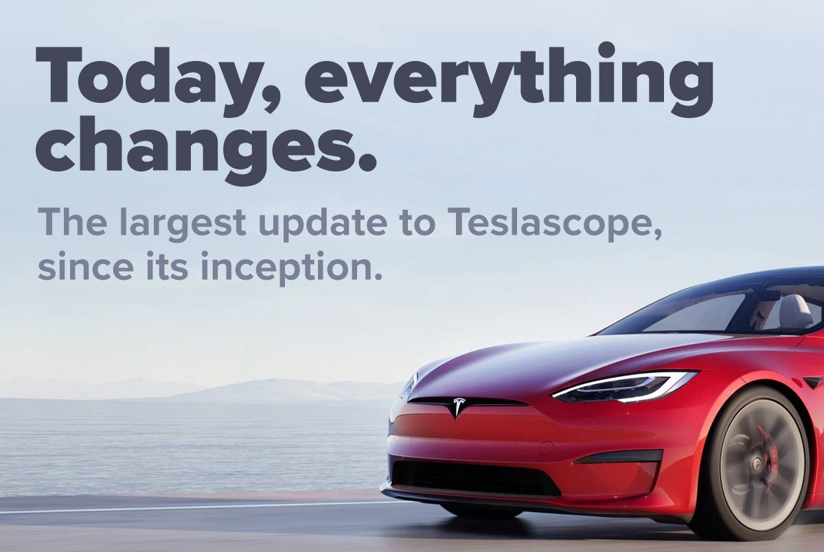 teslascope's tweet photo. V4 is officially here. 🎉

A trove of new features, hundreds of quality-of-life changes, performance improvements, and a significant design overhaul.

Read through the extensive update blog and check out the highlights below. ⬇️https://t.co/dapEb8BluU https://t.co/lHA08YawJm