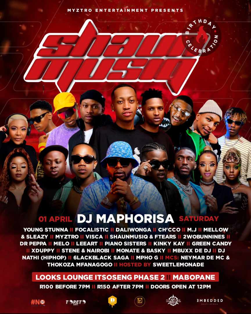 Saga61ack's tweet photo. I'm nominated for best up coming Artist at the Great Times Magazine Awards 2023 Please do vote for me by Sms'ing "GTM 015" to 47439 each Sms Coast R3 your vote will be highly appreciated

Come weakness the up coming of 61ack SaGa at @ShaunMusiq Birthday Celebration
@DjMaphorisa https://t.co/zcicJEgoe0