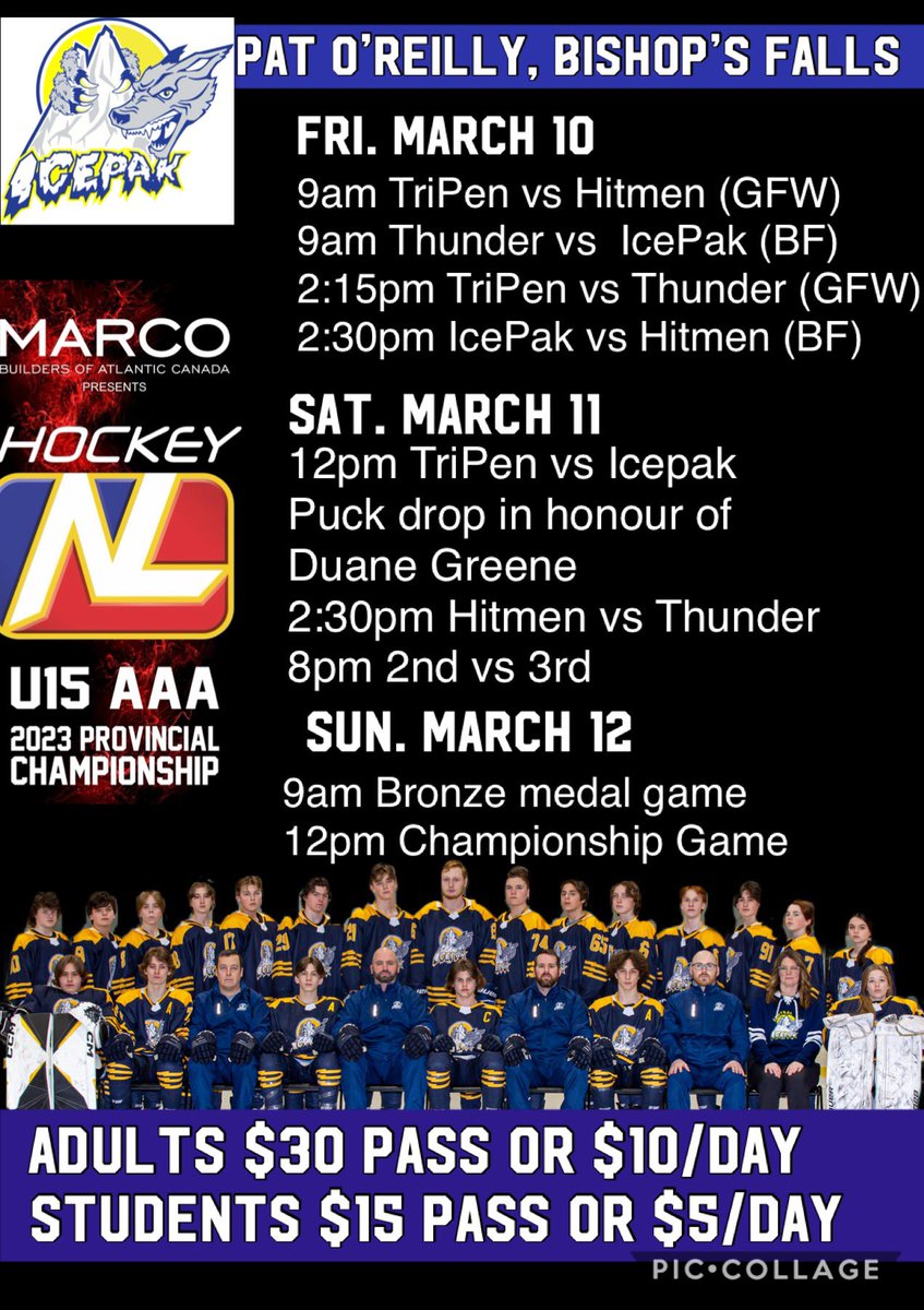 icepakbantam's tweet photo. Note TIME CHANGES https://t.co/5zGvfKXzy5