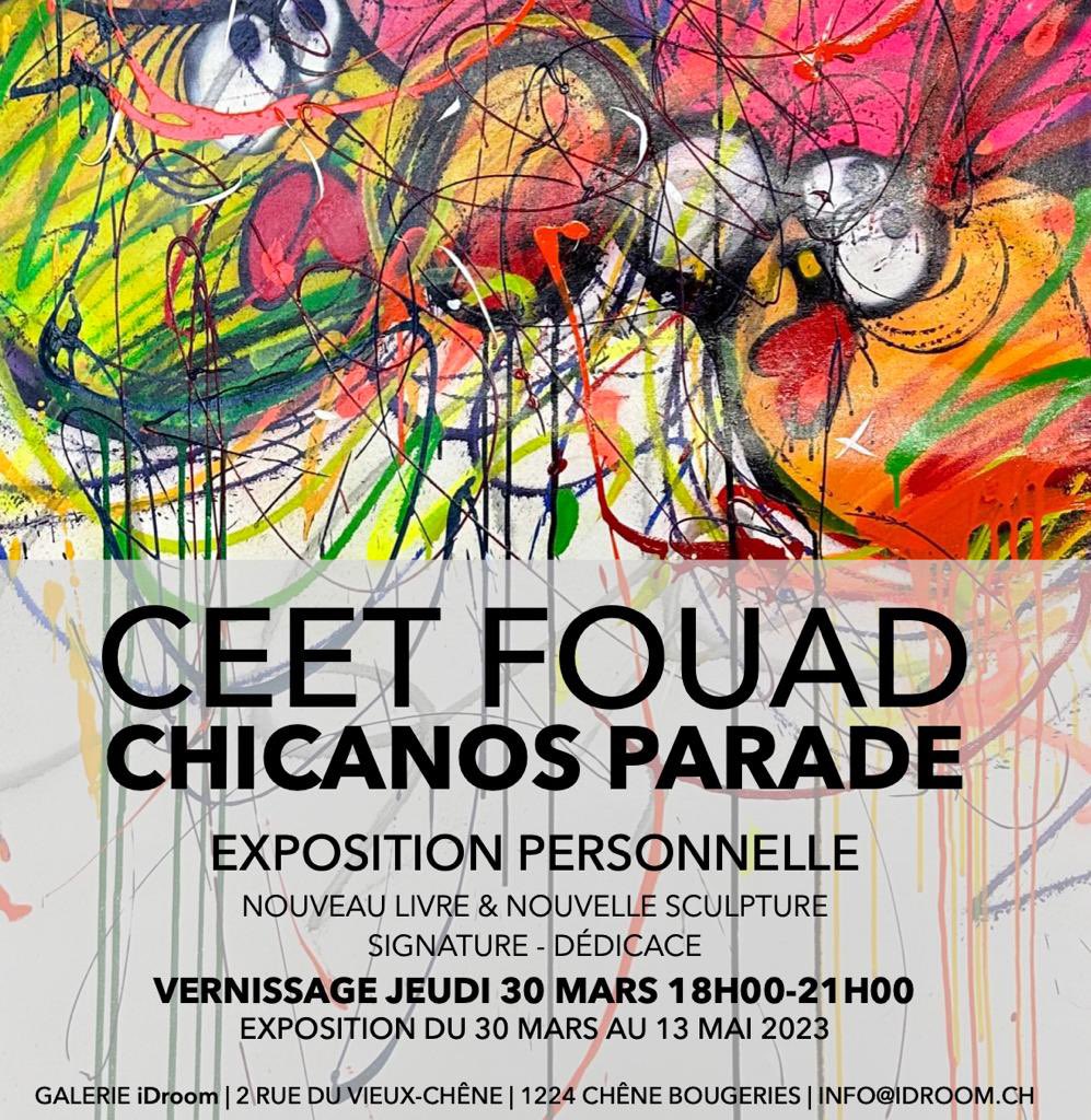 My next solo show at IDROOM GALLERY GENEVA, opening 30th March 2023 "los chicanos parade"