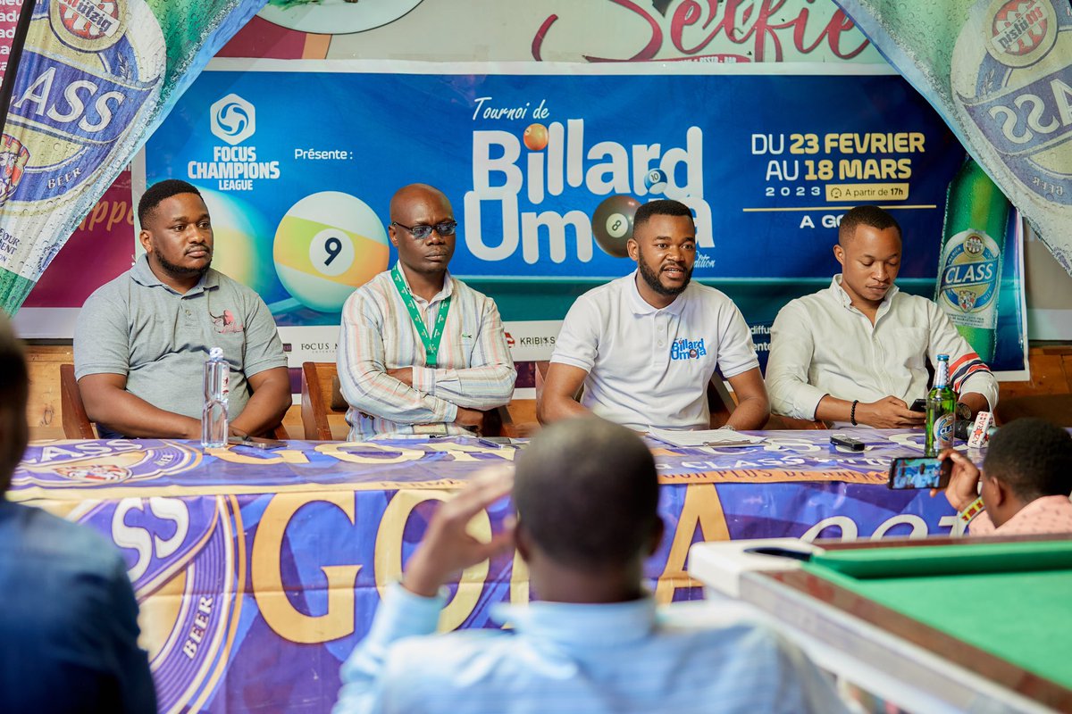 Gadsem_1's tweet photo. Honoré d’avoir été avec la presse locale pour annoncer l’ouverture officielle des actvté du tournoi de 🎱Umoja. Ce jeudi 23 Février à Selfie Bar . Notre partenaire exclusif la @BralimaSA à été représenté par Mr Jonas (Déléguer VIP), Mr @jospinkajib3 Amb. FOCUS CHAMPIONS LEAGUE https://t.co/nRLBXX8wLo