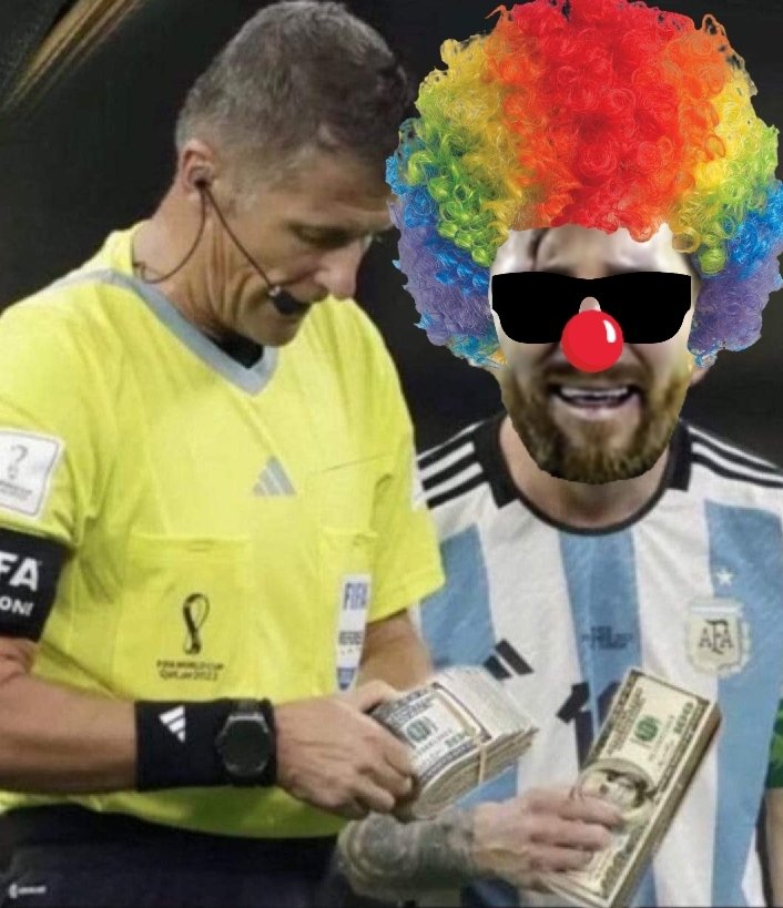 WuddhaCR7's tweet photo. All this news about corruption is really putting things into perspective... That dwarf has always needed refs to keep him relevant ๐ค๐คก๐ฅถ๐ค #LP44 #Fraud https://t.co/EP6PEZQsKF