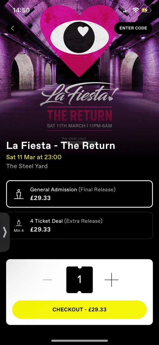 justinsbxtch's tweet photo. Hey guys don’t post much but I got 2x tickets to La fiesta tonight - completely forgot about them and all my mates working tomo #tickets #event £40 for both tickets are now £30 each https://t.co/RhYLnppttD