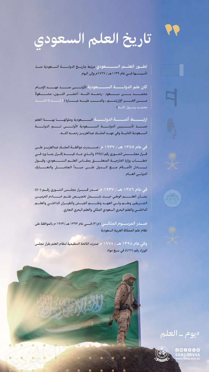 sanggovsa's tweet photo. تاريخ العلم السعودي

#يوم_العلم https://t.co/jRopVAnxKk