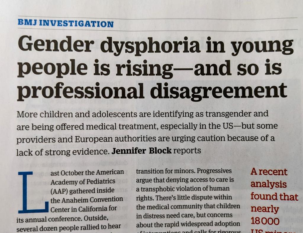 What were you thinking when you funded this piece, <a href="/bmj_latest/">The BMJ</a>? We will be writing to you in due course, but we need to call this out now. This 'investigation' reflects current prejudices and alarmism about trans people, treating their treatment and survival as a mere debate.